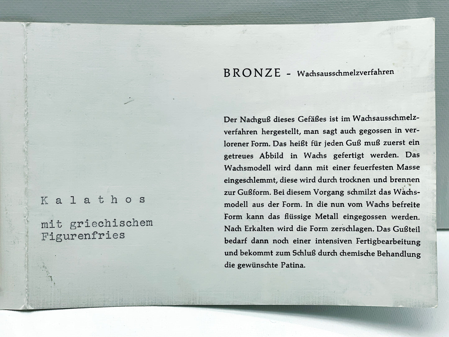 Ancient-Style Bronze Kalathos Vessel with Figural Reliefs and Floral Bands