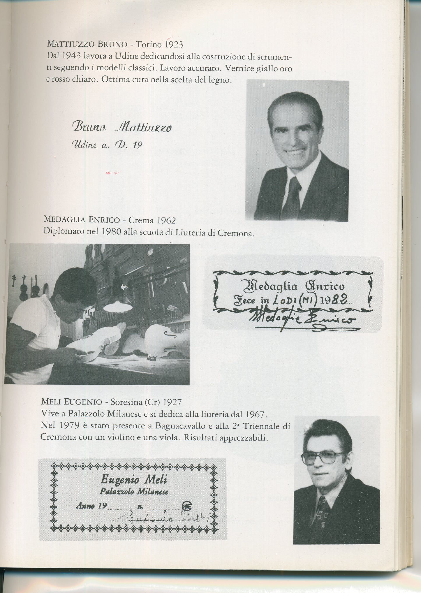 Fine Italian Viola by Bruno Mattiuzzo – with Certificate