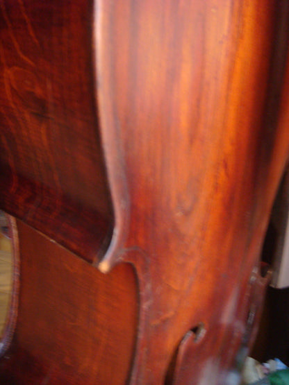 Antique Cello with Inlaid Monograms – Project Instrument for Restoration or Baroque Conversion