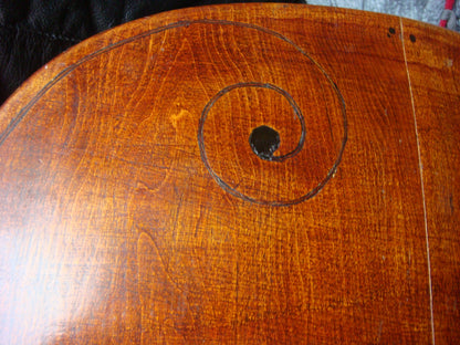 Antique Cello with Inlaid Monograms – Project Instrument for Restoration or Baroque Conversion