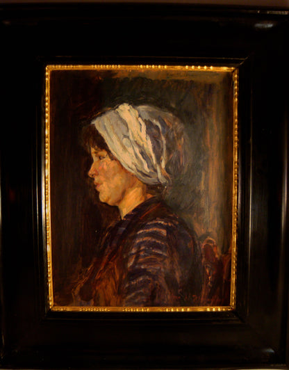 Jean Alexandru Steriadi (1918) – Portrait of a Young Woman