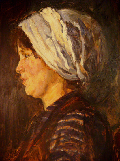 Jean Alexandru Steriadi (1918) – Portrait of a Young Woman