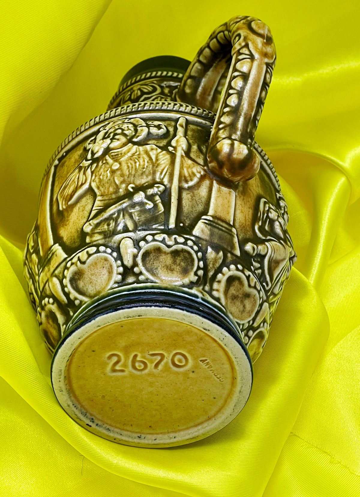 Base of vintage West German jug impressed 2670 Germany maker mark