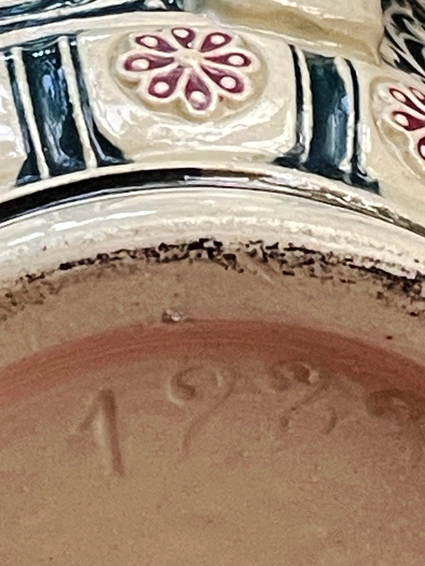 Early 1900s Reinhold Merkelbach German Salt-Glazed Beer Stein Set with Pewter Lids – 7-Piece Ensemble