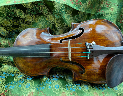 [SOLD] Brescia School Concert Violin – Professionally Restored, Baroque-Ready