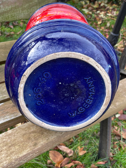 [SOLD] 3 Colorful Decorative Vases 1960s Germany