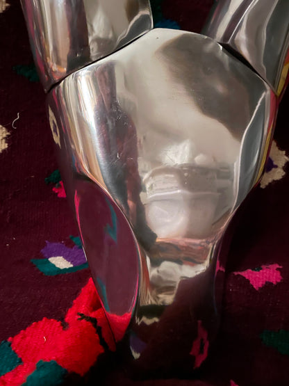 [SOLD] Stunning Large Stainless Steel Sculpture "Antelope Cervicapra"