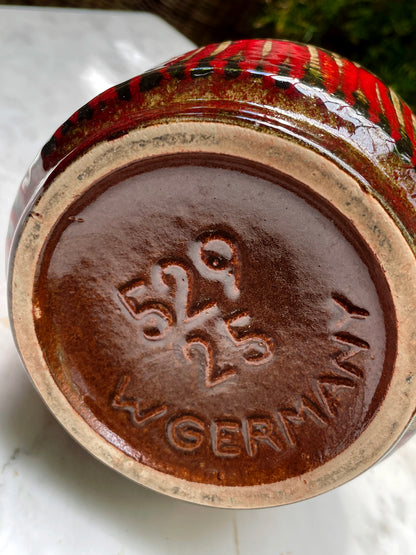 Set of 3 Vintage West-German Vases 1960s