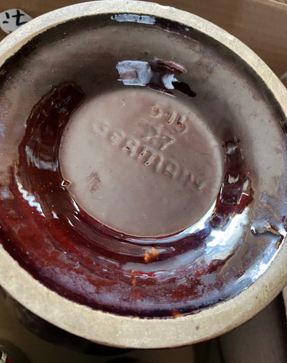 Set of 3 Vintage West-German Vases 1960s