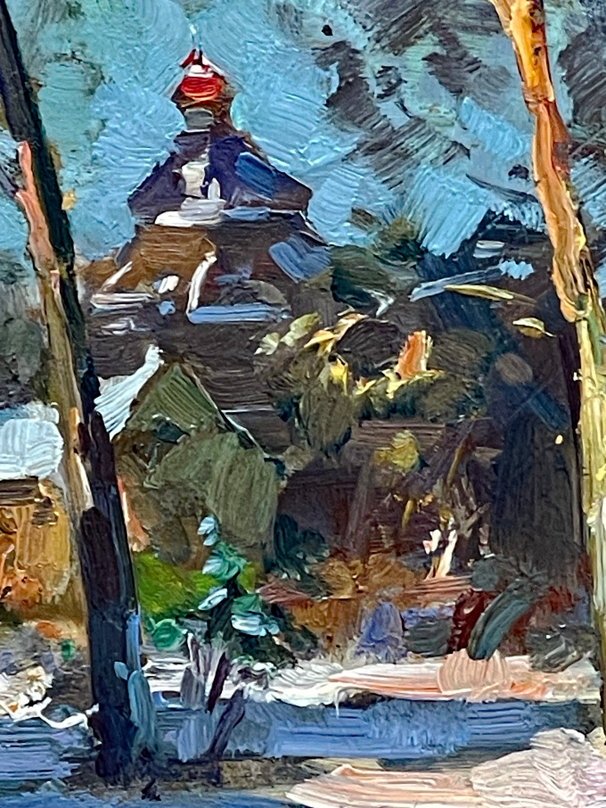 Gilt frame corner detail
