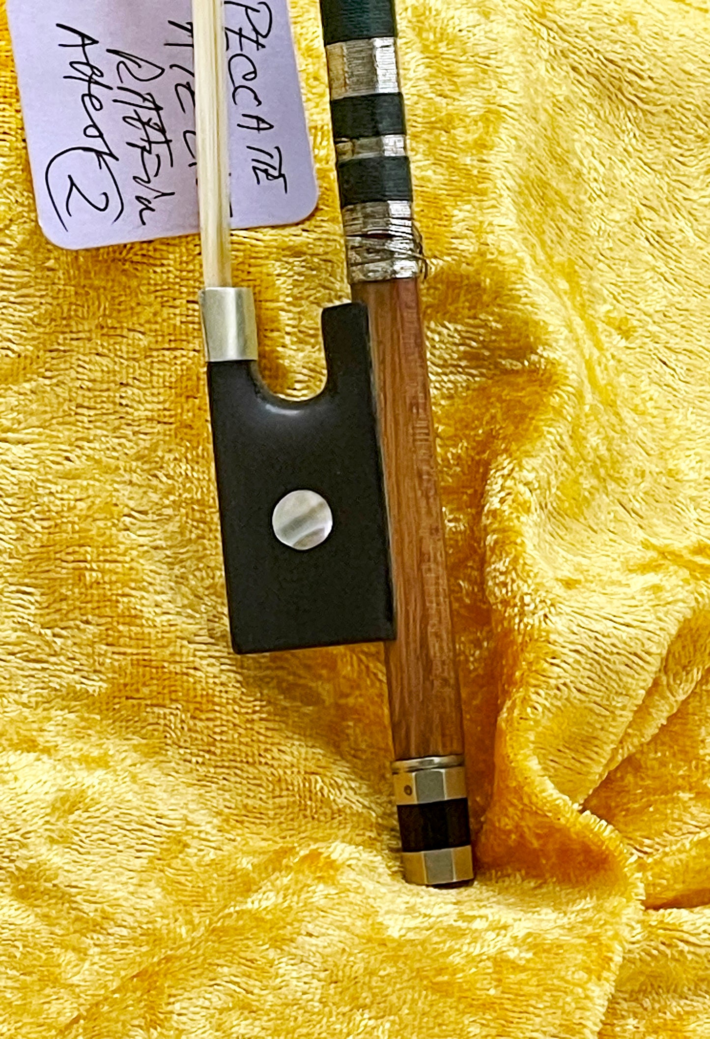 Fine French Violin Bow "FR PECCATTE" – Certified by Jean-François Raffin (Paris)