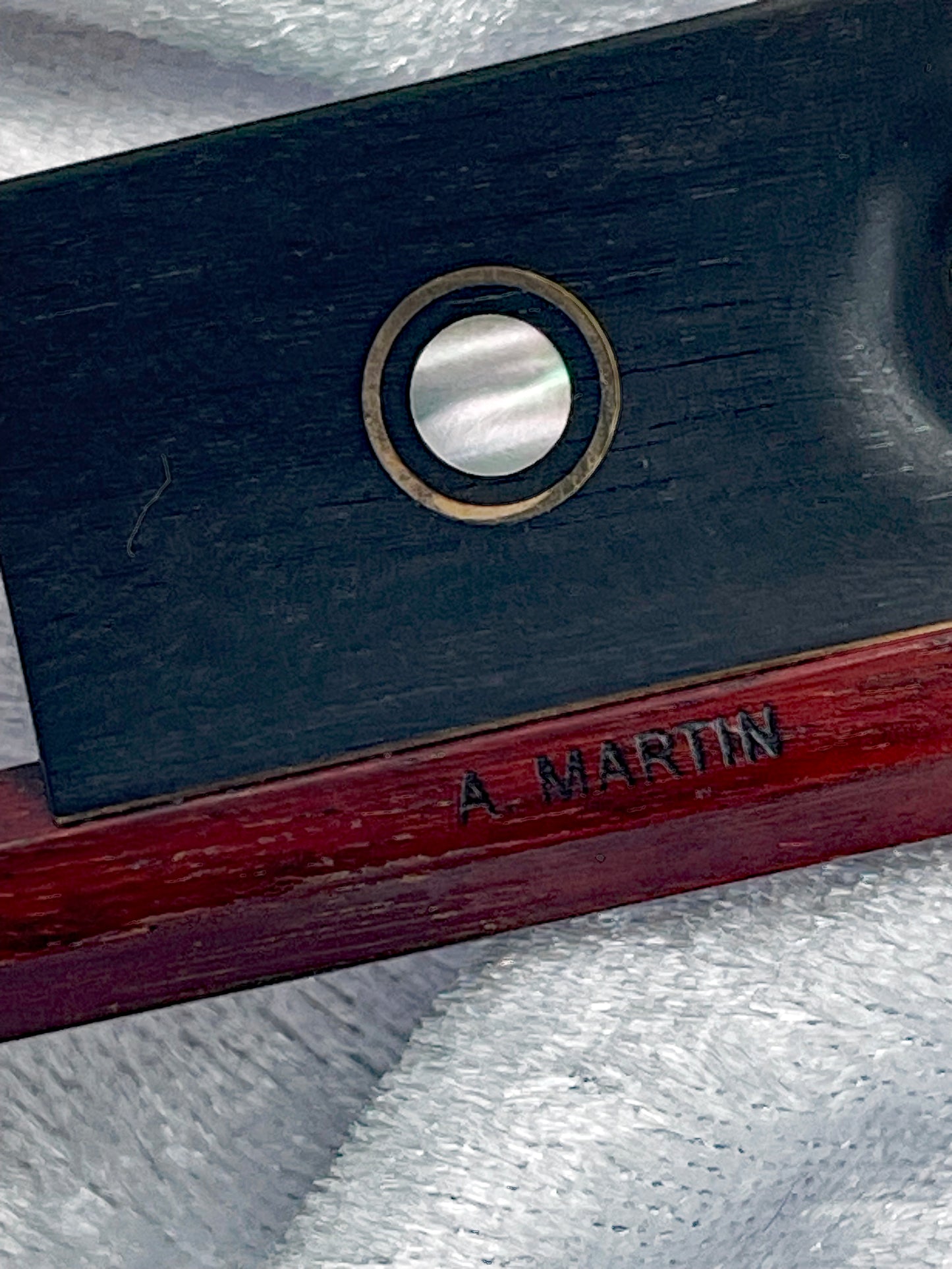 Fine French Violin Bow "A.MARTIN" – Gold Mounted