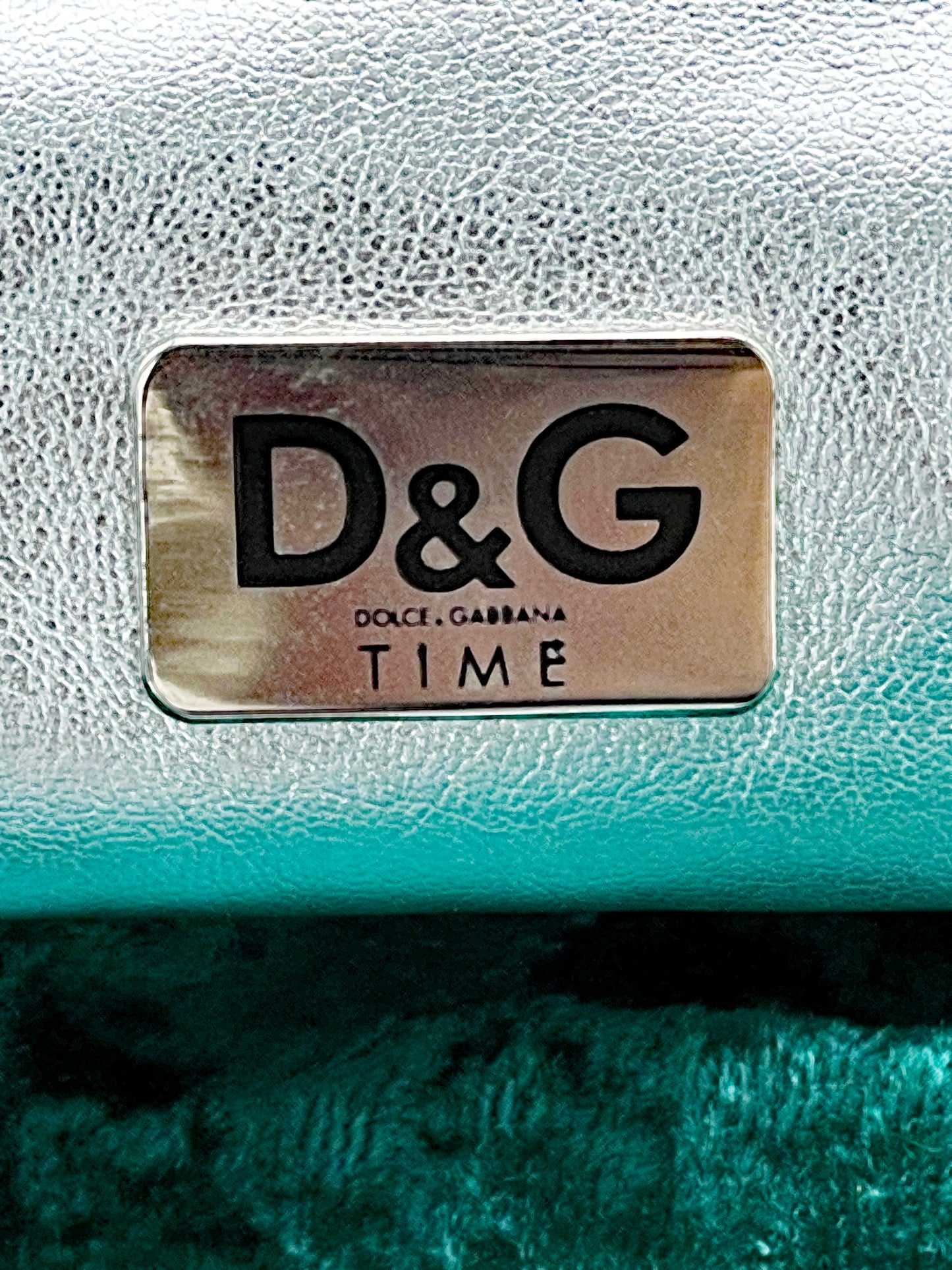 Original silver D&G Time drawstring pouch