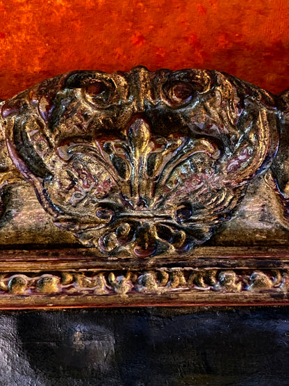 Mystical Roses Still Life by Aurél Náray (1883–1959) – Large Antique Hungarian Floral Painting c.1920 in Ornate Gilt Frame