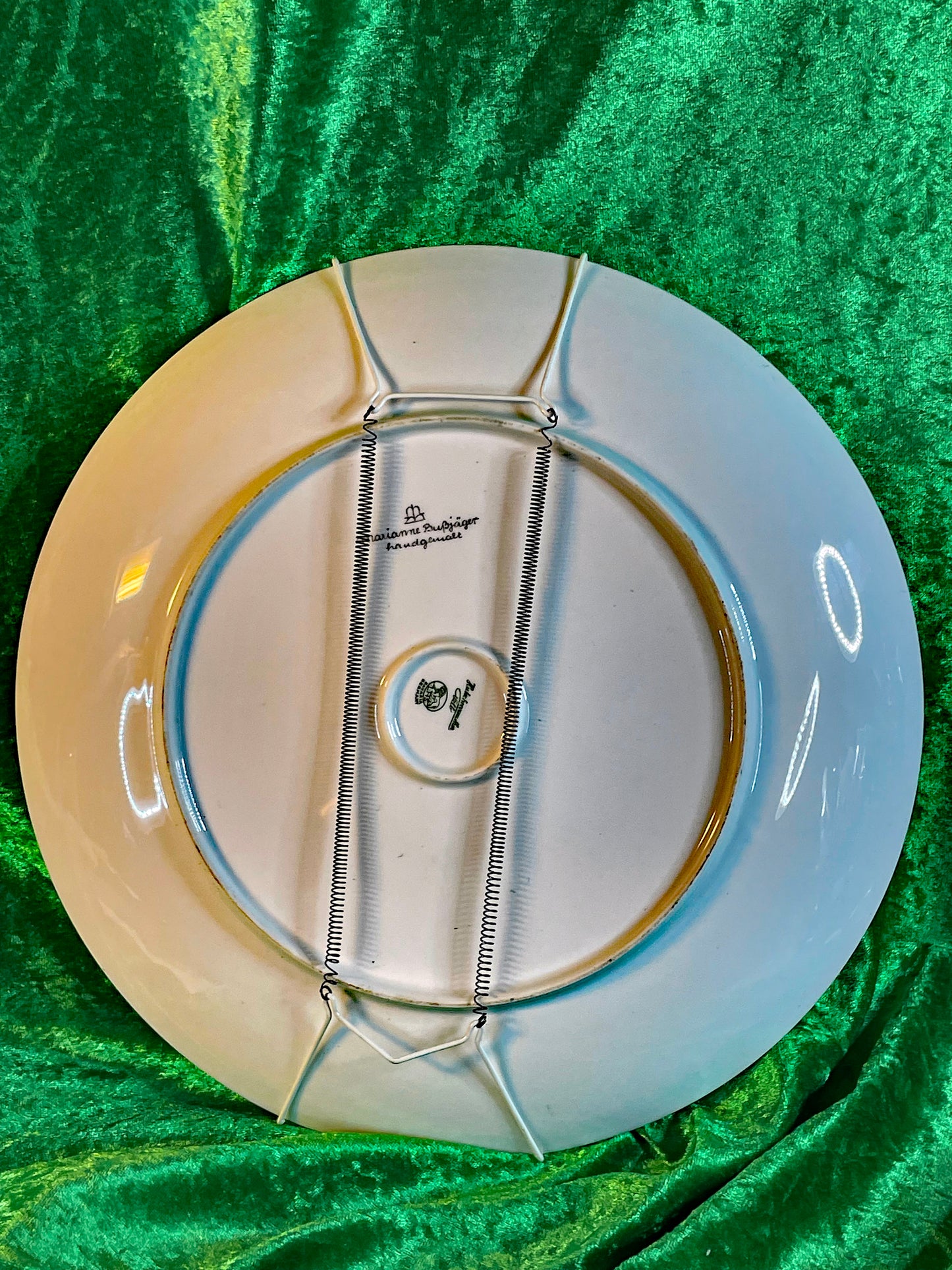 Reverse of the plate showing Hutschenreuther Selb factory marks