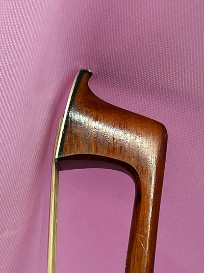 Fine Italian Violin Bow with White Horn Frog – Concert-Ready, Professionally Set Up