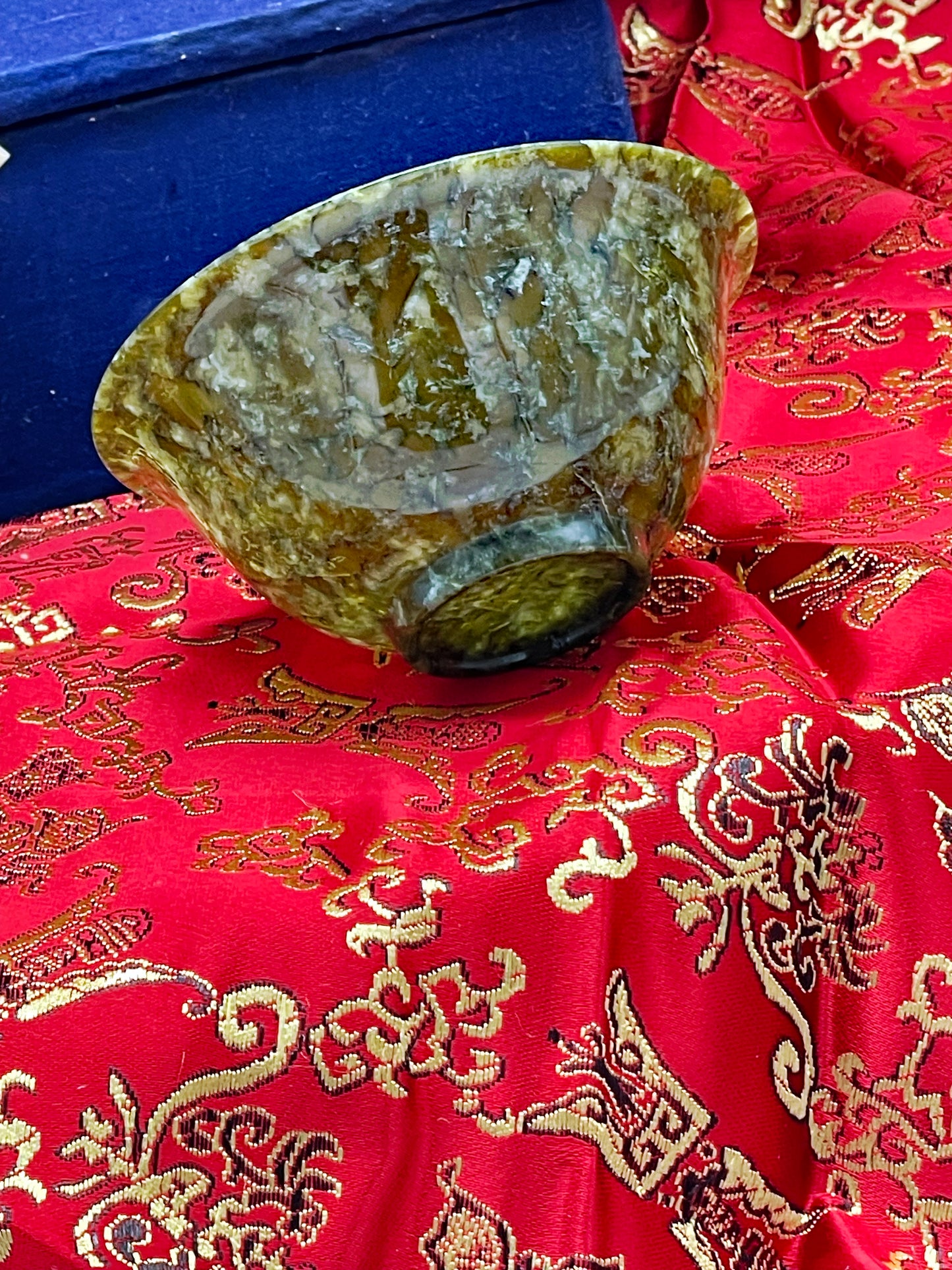 Carved jade bowls with original gift box China