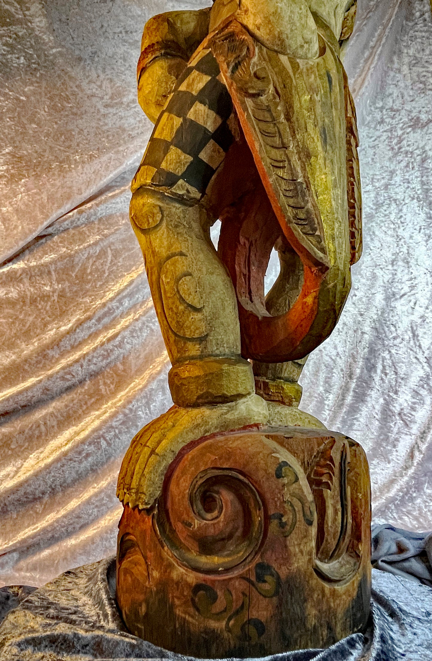 Alternate angle of the Hanuman statue