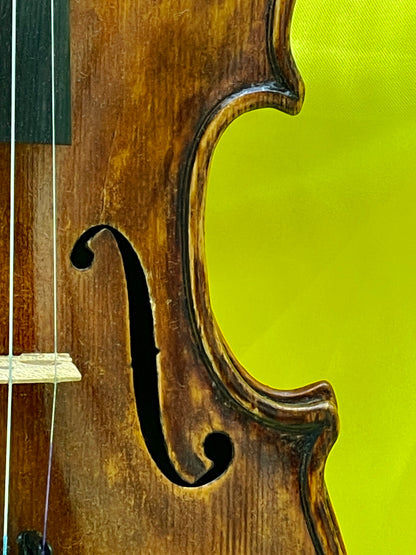 Unique Custom-Made Concert Violin with Swan-Head Scroll
