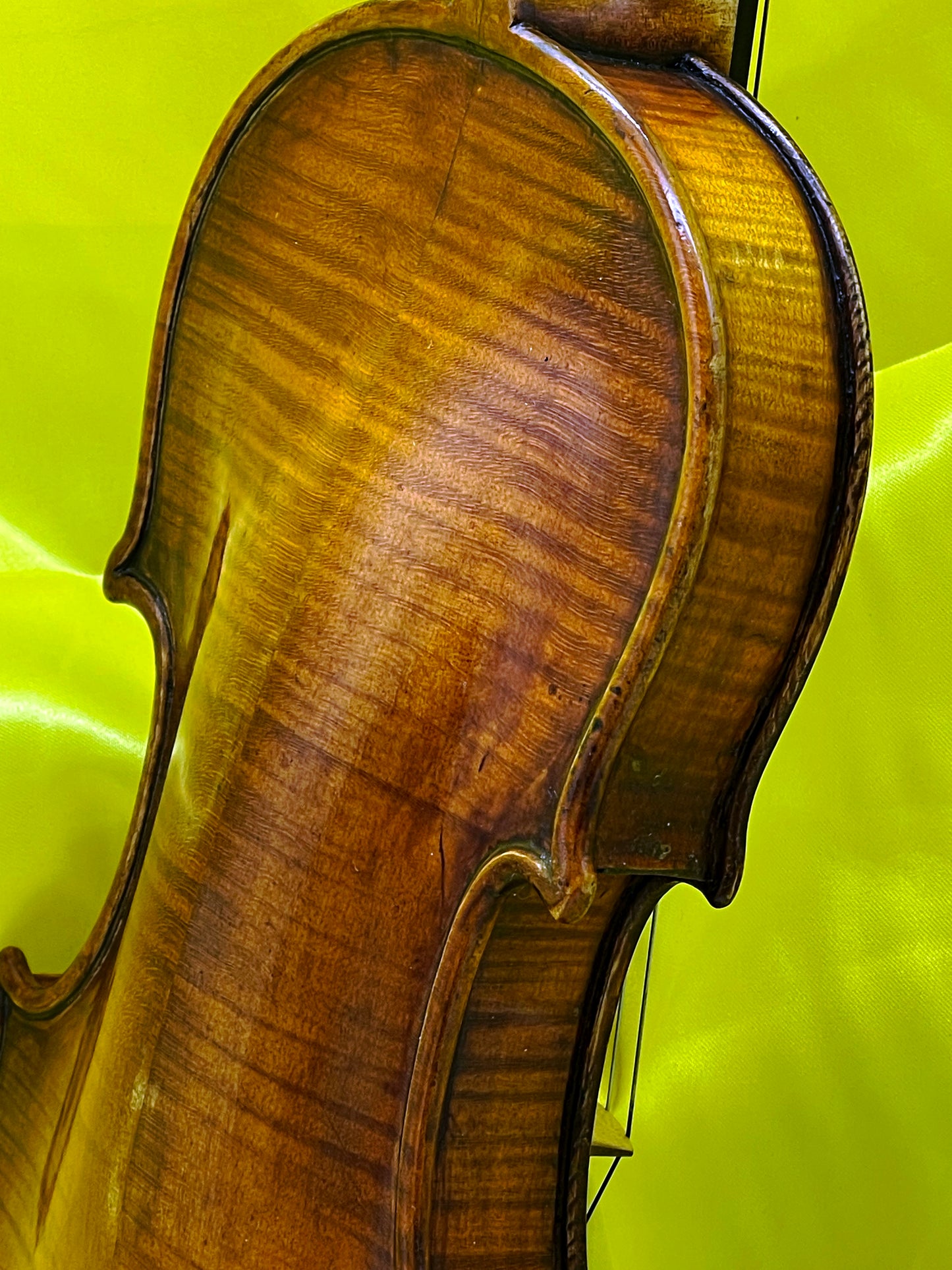 Unique Custom-Made Concert Violin with Swan-Head Scroll