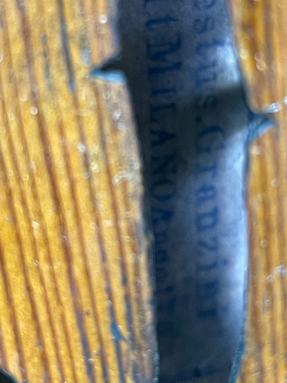 Old Italian Violin with Rare Light-Yellow Varnish | MILANO