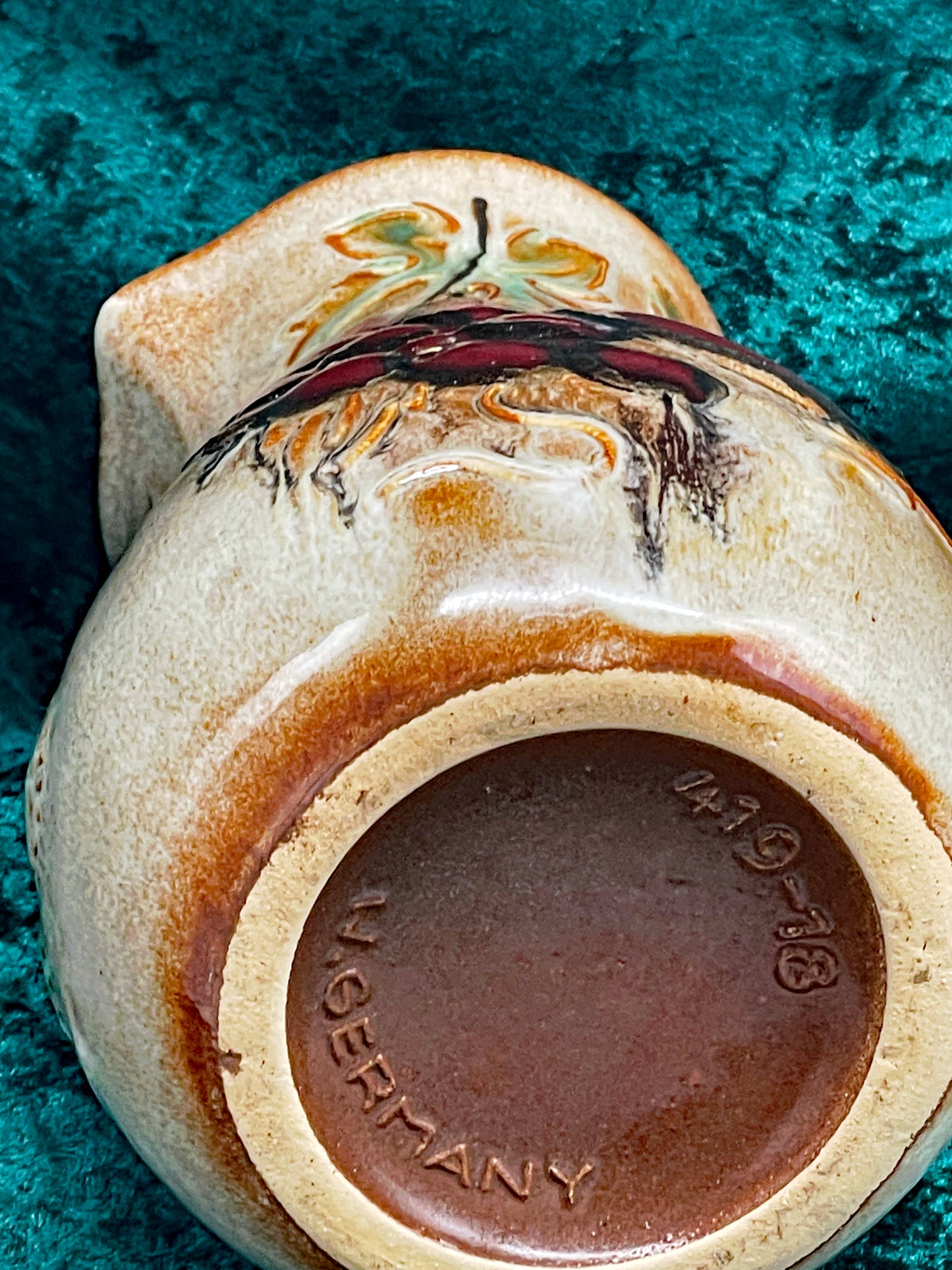 Base of the jug marked W. Germany with mould number 419-18