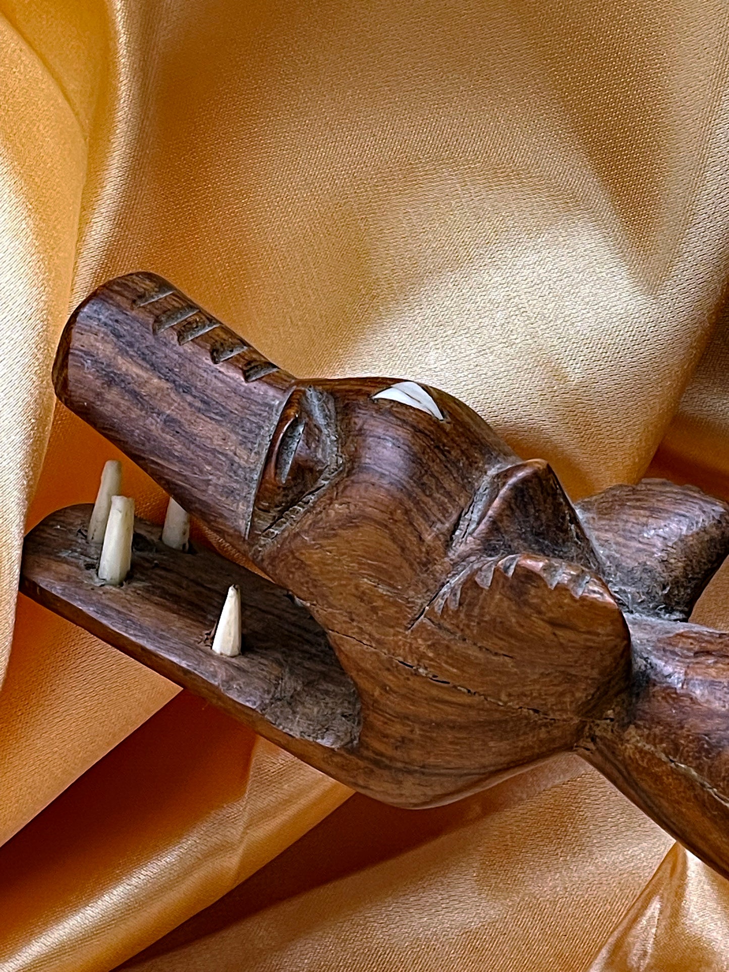 Sambesi handled mug with orange glazed interior