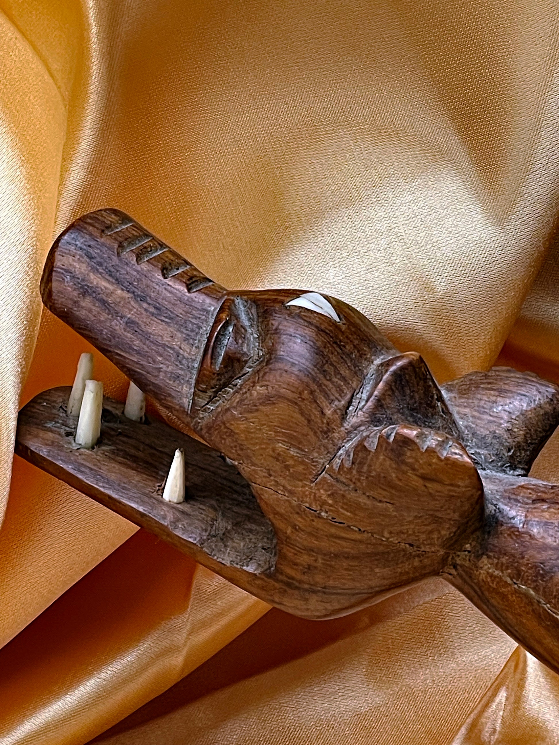 Sambesi handled mug with orange glazed interior
