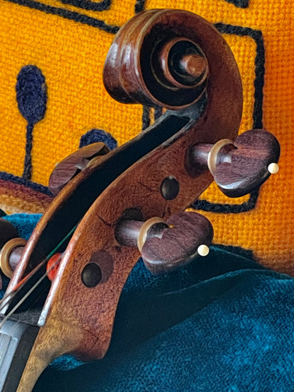 [SOLD] Fine Antique Concert-Ready Violin – Inscribed "Baptista"