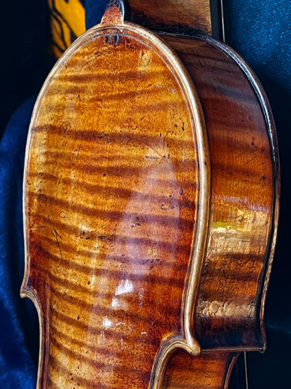 [SOLD] Fine Antique Concert-Ready Violin – Inscribed "Baptista"