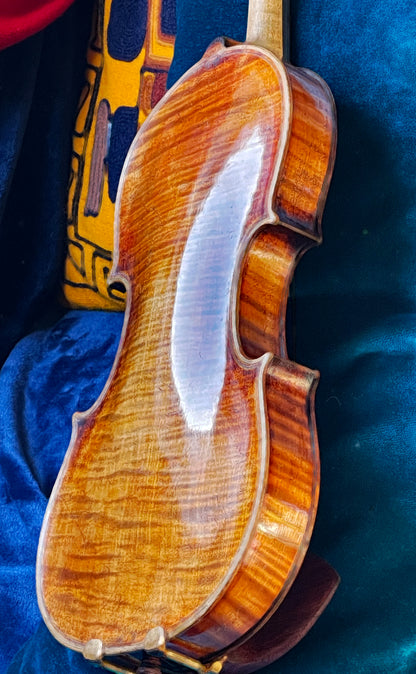 [SOLD] Fine Antique Concert-Ready Violin – Inscribed "Baptista"