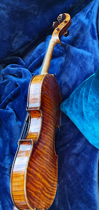 [SOLD] Fine Antique Concert-Ready Violin – Inscribed "Baptista"