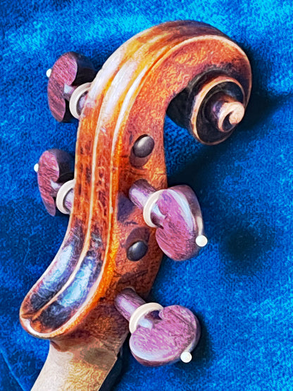 [SOLD] Fine Antique Concert-Ready Violin – Inscribed "Baptista"