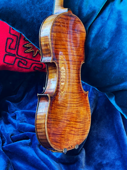 [SOLD] Fine Antique Concert-Ready Violin – Inscribed "Baptista"