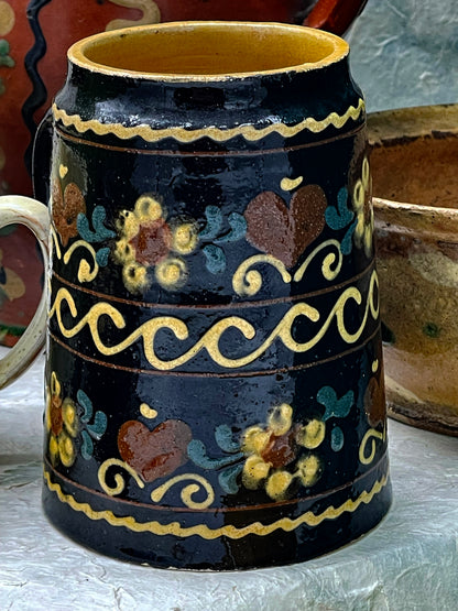 Charming Set of 7 Old Handcrafted Ceramics