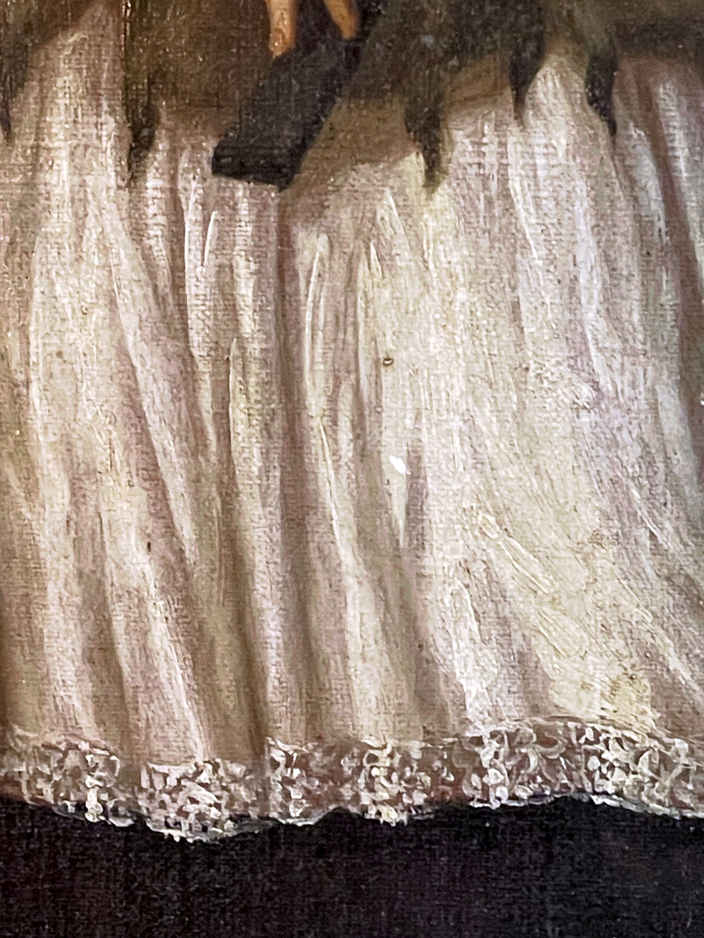 Antique Oil Painting of Saint John of Nepomuk (Joannes de Pomuk) – Rare “Bridge Saint” Iconography, Framed