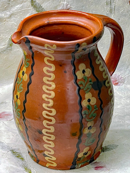 Charming Set of 7 Old Handcrafted Ceramics