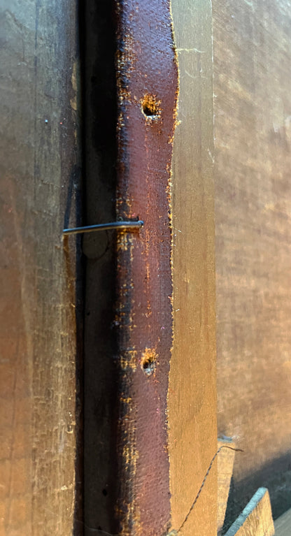 Antique Oil Painting of Saint John of Nepomuk (Joannes de Pomuk) – Rare “Bridge Saint” Iconography, Framed