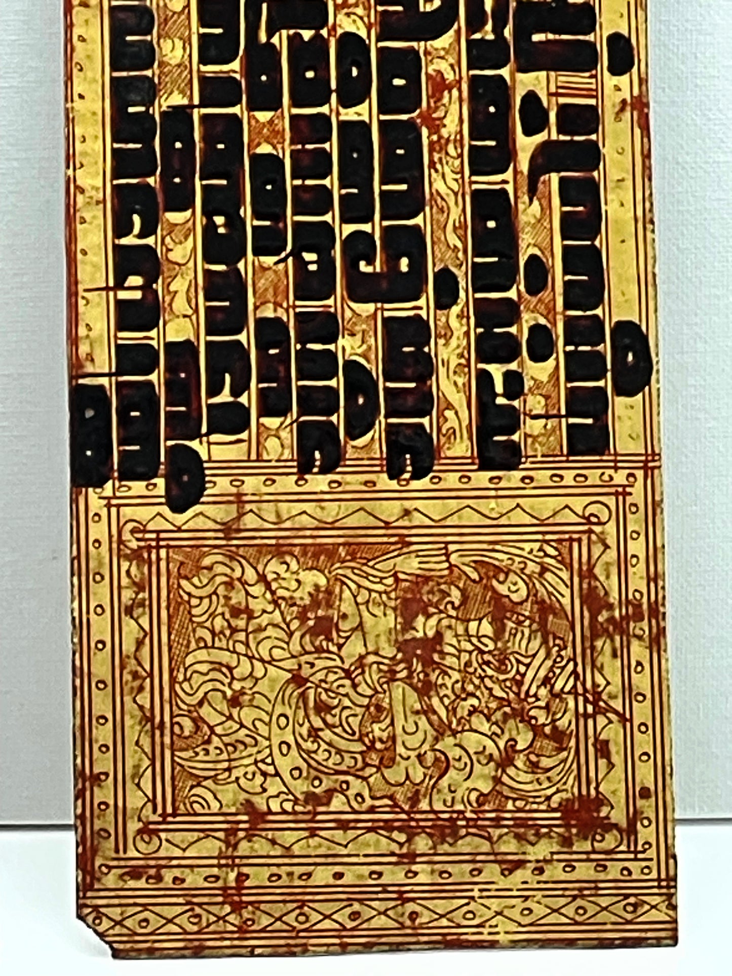 Rare Burmese Kammavaca Ordination Manuscript – Gilt Lacquered Sutra Leaves – Myanmar, 19th Century