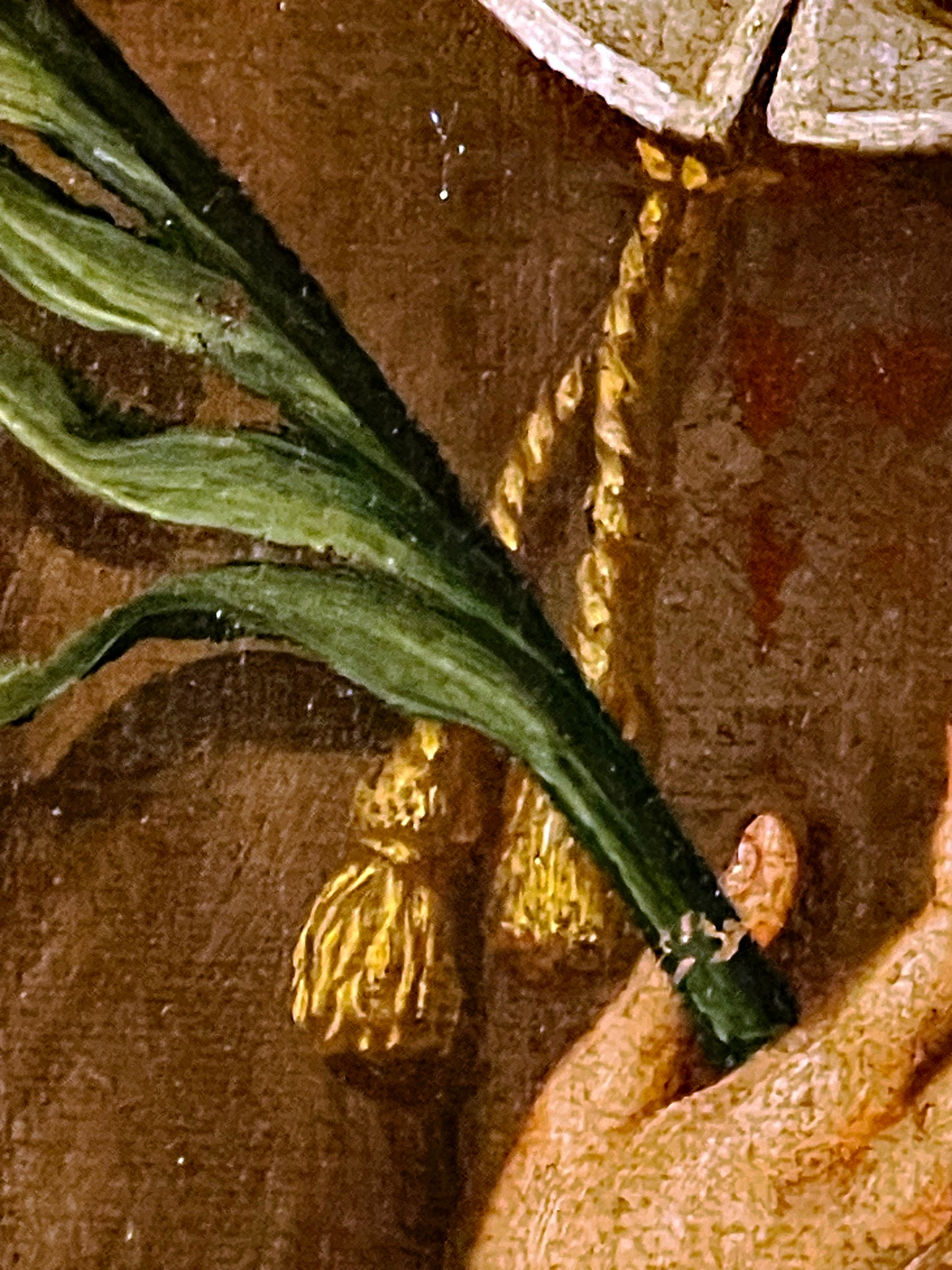 Antique Oil Painting of Saint John of Nepomuk (Joannes de Pomuk) – Rare “Bridge Saint” Iconography, Framed